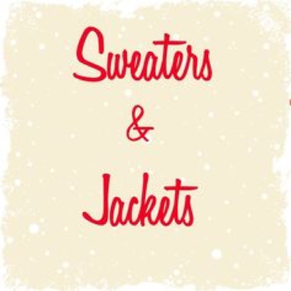 ALL JACKETS AND SWEATERS FOR SALE BELOW